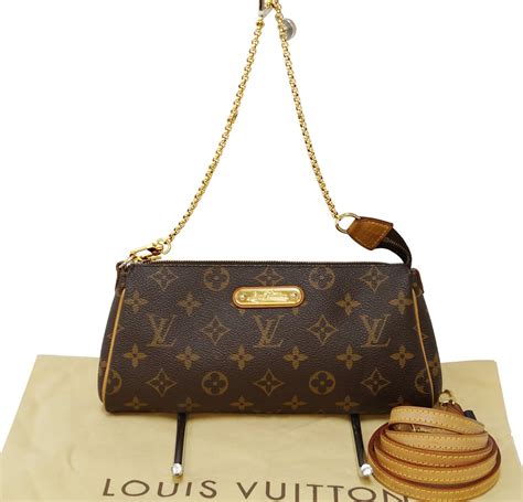 louis vuitton monogram eva clutch|louis vuitton monogram bag.